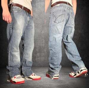 Unionbay Men's Relaxed Fit Distressed Denim Jeans Size‎ 34x32